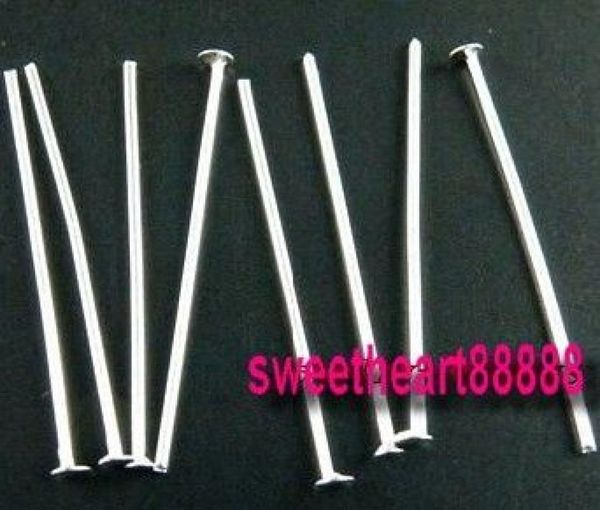 

silver plated head smooth pins needles mic 1000pcslot 50mm jewelry findings components jewelry diy4748645