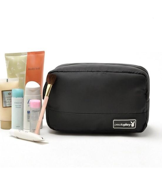 

10pcs korean version women cosmetic bag with net wash bath bags makeup storage organizer pocket gift for women girls 2931374
