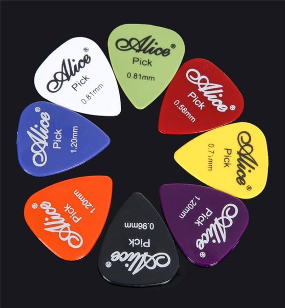 

50pcsset electric guitar pick acoustic music picks plectrum 058071081096120150mm thickness guitar accessories5110791