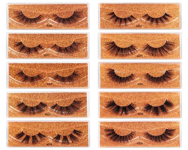 

whole 3d faux mink eyelashes wispy eyelash extension make up tools natural long lashes soft lash for beauty2185570