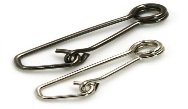 

200 pieces stainless steel fishing quick link snap sea freshwater strength fly fishing lure connector bass crap ice fishing tackle7119545