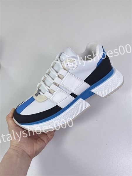 

luxury designer casual shoes woman shoes leather lace up men fashion platform sneakers white black mens womens