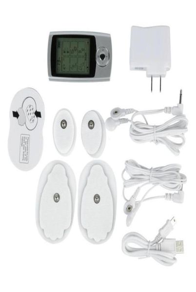 

1 set electric body massager acupuncture massage pulse patches therapy machine relax shoulder pain relief electrode pads rp26483380