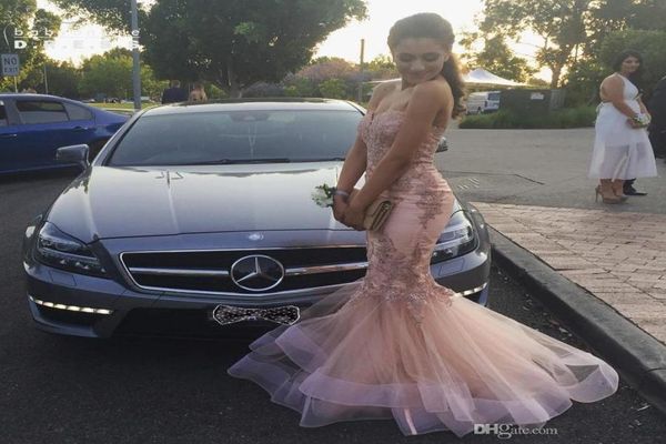 

new 2021 prom blush pink mermaid prom dresses sweetheart floor length formal evening gowns celebrity runaway couple fashion prom d6566154, Black