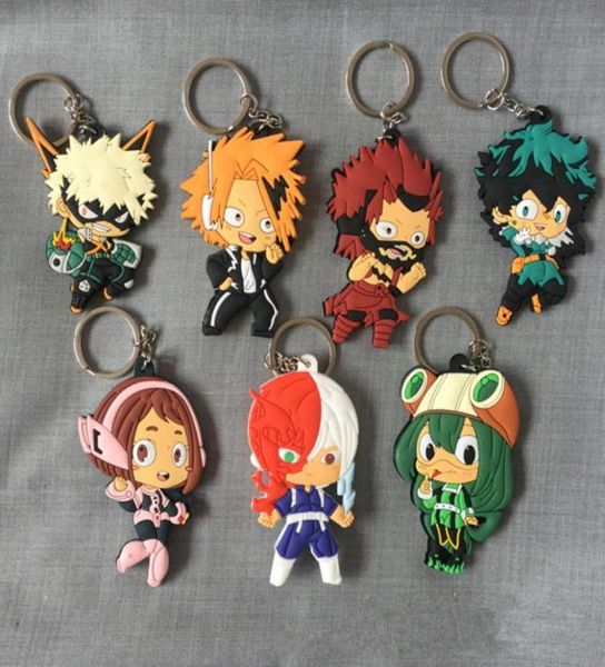 

boku no hero academia pvc soft keychain pendant my hero academia gift llavero chaveiro jewelry accessories llavero chaveiro9430126, Silver