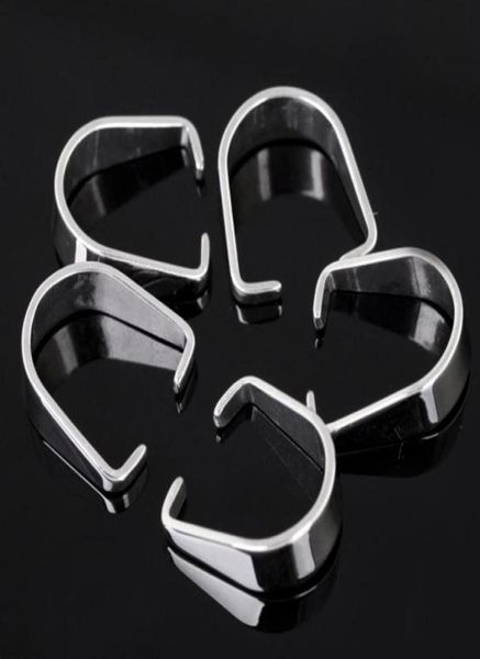 

1000pcs strong 316l silver stainless steel pendant pinch clip clasp amp hooks bail connector diy jewelry finding7542321