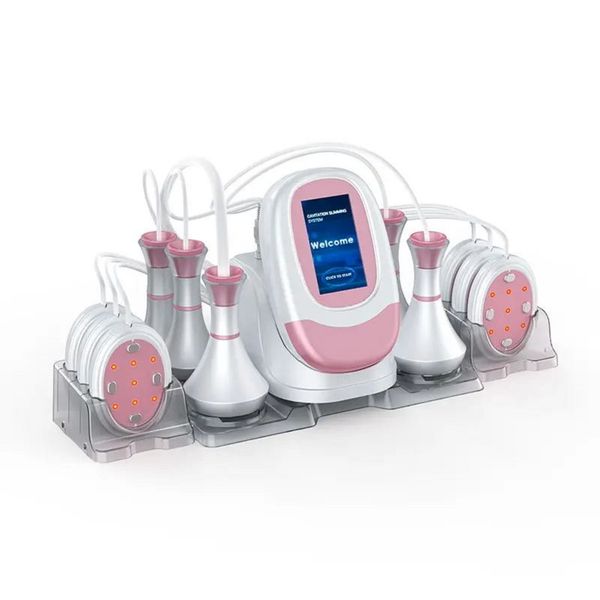 

6 in 1 80k vacuum cavitation system body shaping rf cavitation slimming machine 80k with 6 ems pads