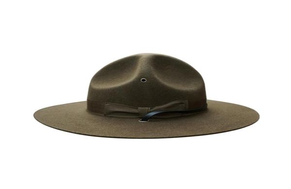 

x047 us marine corps wool fe hats adjustable size woolen army green hats fe hat men fashion womens church hats 2112277689220, Blue;gray