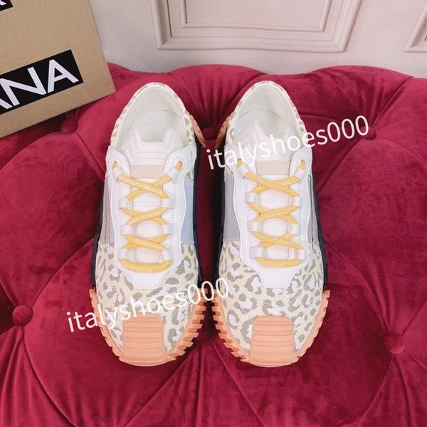 

new luxurys designer women fashion sneakers lace up popular flat casual men spring autumn walking shoes white, Black