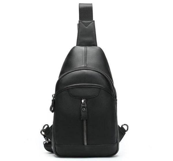 

vintage leather one strap handbag chest bag men cross body shoulder waist bags8369783