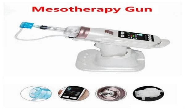 

2021 new ez mesotherapy gun professional meso gun with catheter needle beauty equipment injection gun skin rejuvenation wrink5234555, Black;white