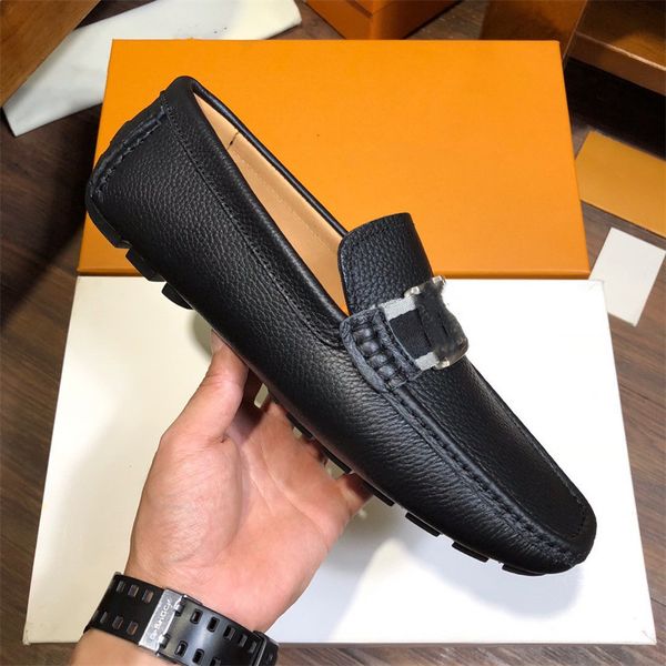 

fashion luxurious black printed leather men's loafers shoes soft comfortable designer shoes men casual slip-on driving shoes for men fl