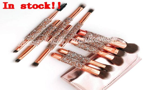 

professional 10 pcs set eye shadow blush makeup brushes set foundation blending powder eyeshadow contour concealer blush cosmetic 5619395