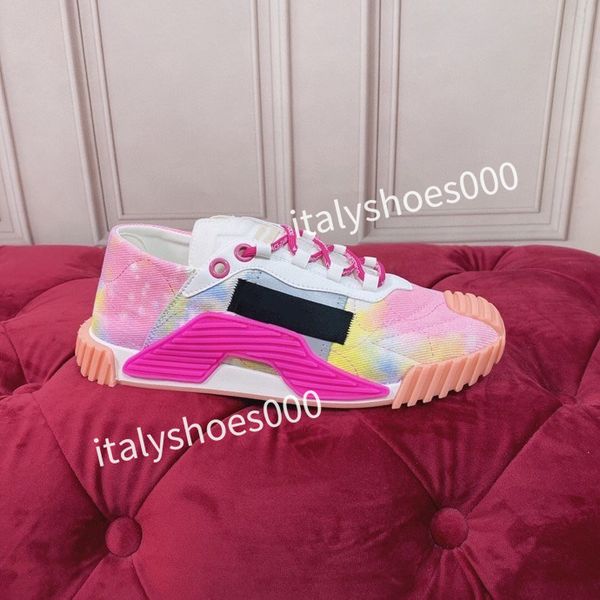 

luxurys designer womens fashion sneakers lace up popular flat casual men spring autumn walking shoes white, Black