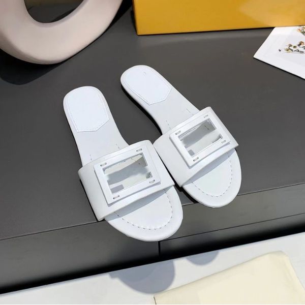 

flat slippers for women summer leather beach designer sandals pantoufle large shoes pantoufle sizes 35-42, Black