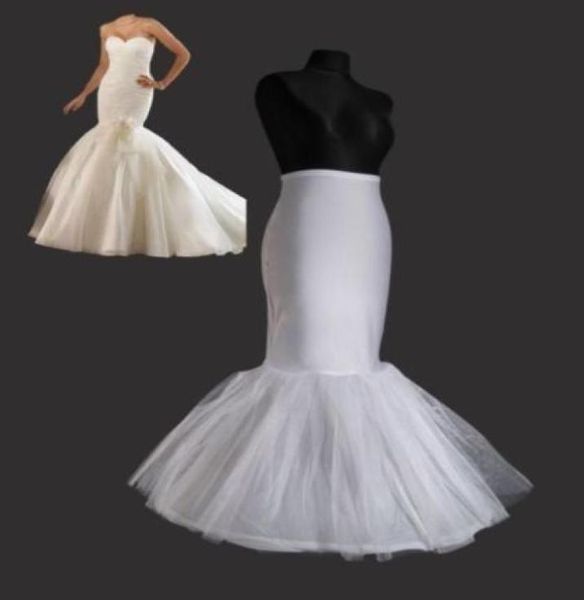 

s mermaid petticoat slip 1 hoop bone elastic mermaid wedding dress crinoline trumpet evening dresses4692275, White