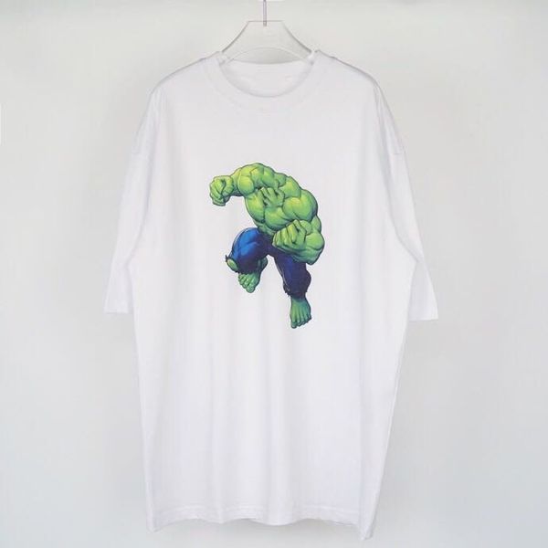 

summer comfort tshirts luxury designers t shirts fashion sports green giant t-shirt loose street hip hop style short sleeve gift recommendat, White;black