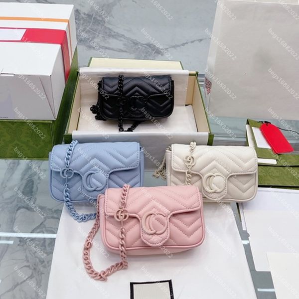 

multicolor real cowhide marmont bag women one shoulder crossbody bag designer bag handbag quilted v-shaped leather bags fashion makeup