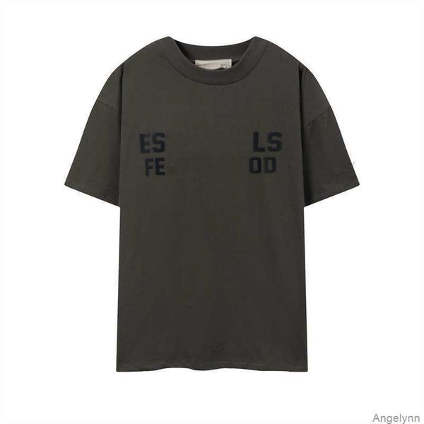 

summer essent designer tshirt for women & mens essentiel t shirts chest letter tshirts short sleeve shirt essentail loose casual t-shirts b, White;black