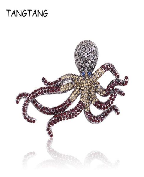 

ocs brooch for men multi fish brooch pin full rhinestones antique silver color jewelry pin brooches accessories5259774, Gray