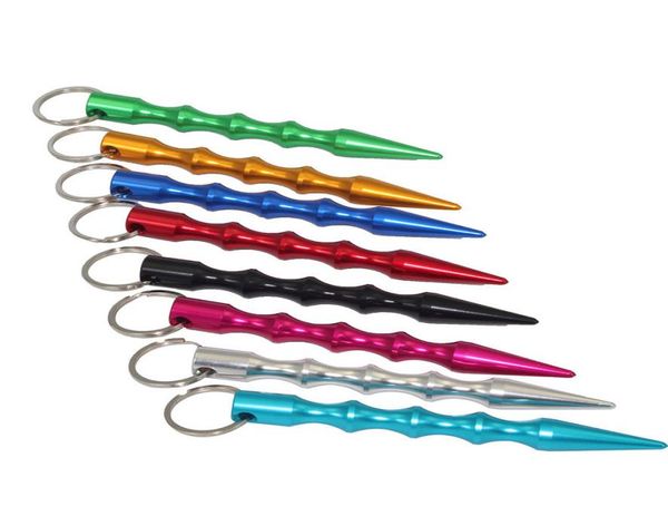 

multifunction self defense keychain for bag key holder charm hanging pendant car key chains key ring women men9876695, Silver