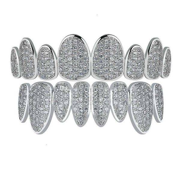 

gold silver diamond teeth grillz women men teeth bottom grills grill hip hop jewelry mens halloween christmas6318774, Black