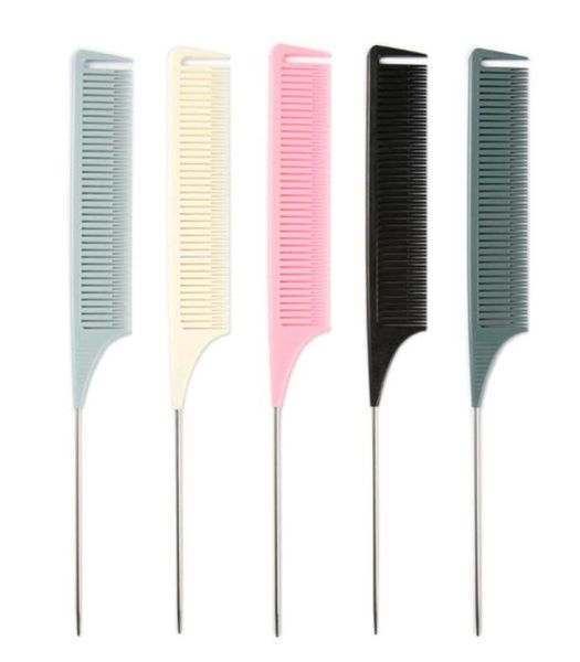 

1pc new version of highlight comb hair combs hair salon dye comb separate parting for hair styling hairdressing antistatic5719630, Silver