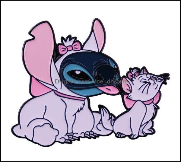 

pinsbrooches jewelry retro cartoon lapel pins for backpacks brooches clothing enamel pin badges decoration gifts fo dhweh7321271, Gray