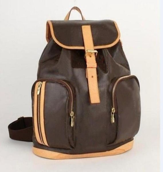 

hig quality fashion leather luggage travel bag brown flower backpacks school bags women and men backpack springs lady outdo2686591