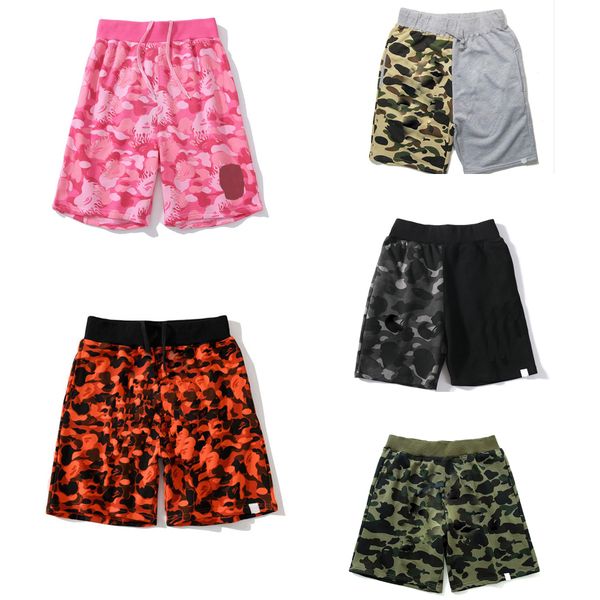 

sports shorts mens new fashion short loose drawstring letter geometric printed pant luxury brand breathable short swimwear clothing 15 style, White;black