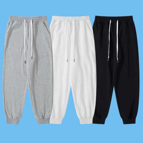 

men's pants sweatpants women's loose casual straight pants, Black;brown