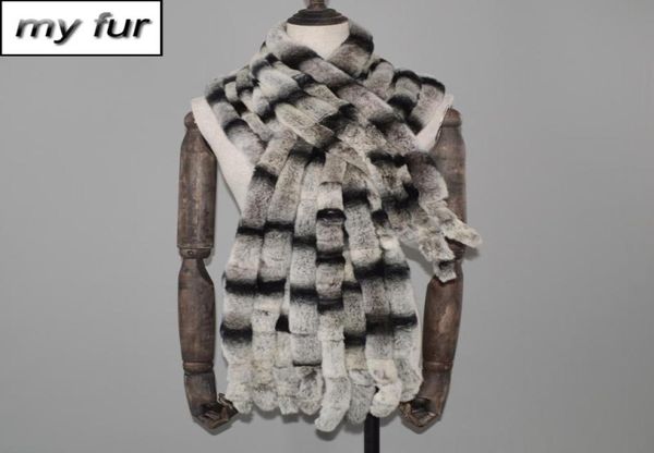 

scarves long style women real rex fur scarf warm soft warp quality fashion tassel shawl1772056, Blue;gray