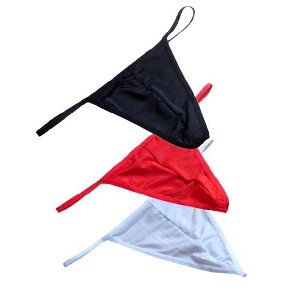 

50% off ribbon factory store thin low strap very thin collection bikini sanger men' u-shaped cover inner bag, Red;black