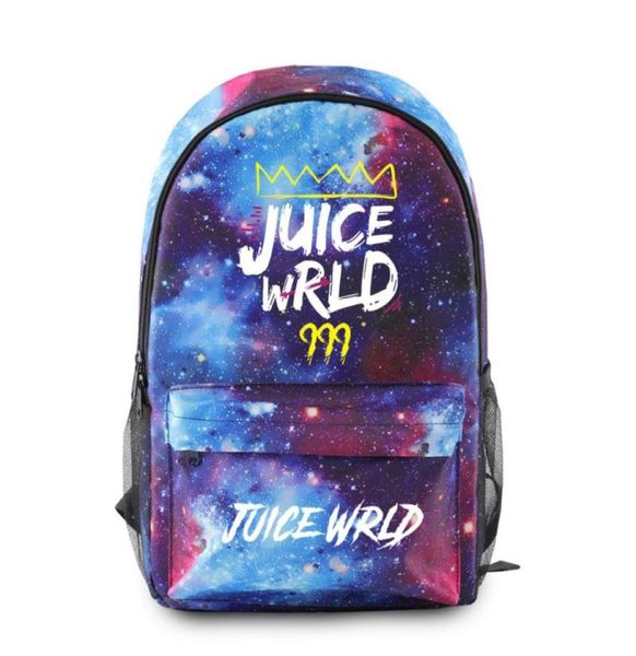 

backpack juice wrld rappers student 3d printed sky star men women waterproof oxford boys girls schoolbag5227304