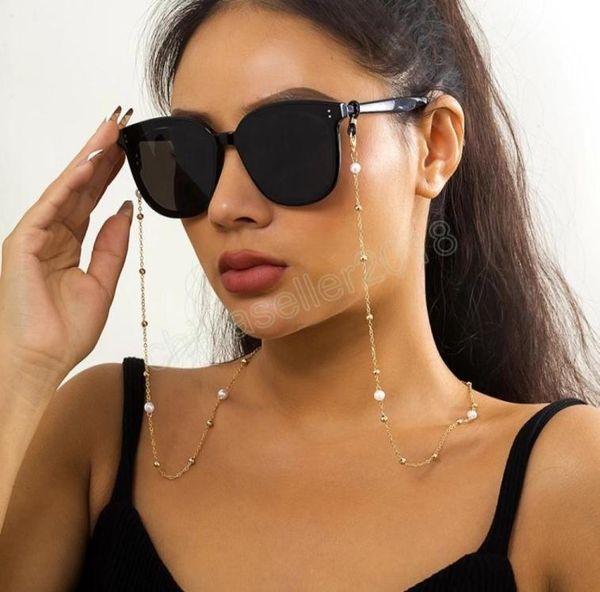 

trendy beads sunglasses chains for women pearl eyeglasses holder neckband glasses chain lanyard fashion jewelry8595775
