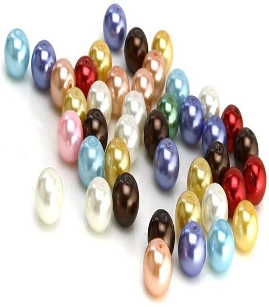

tsunshine 100pcs czech tiny satin luster round glass pearl beads for beading jewelry making diy bracelet2456311, Silver
