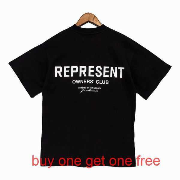 

summer mens women designers represents t shirts loose popular in the uk fashion brands cotton shirt graphic printing tees clothes tshirts 4, White;black