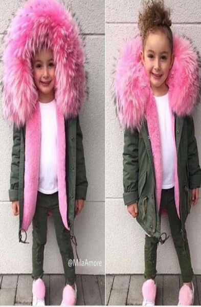 

cold russian girl jacket and jacket children high imitation fur detachable thick coat baby boy children winter cotton clothe4800572, Blue;gray