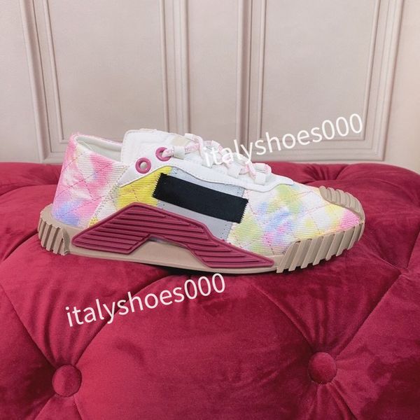 

luxury designer womens fashion sneakers lace up popular flat casual men spring autumn walking shoes white, Black