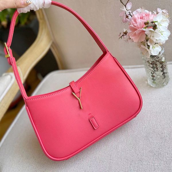 

new color women designer shoulder bags hobo saddle purses 2023 fashion ladies handbags tote 23cm adjustable shoulder straps