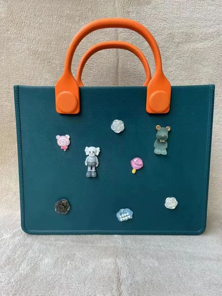 

new women's beach bag eva waterproof fashion handbag simple large shoulder bag 28*22*10
