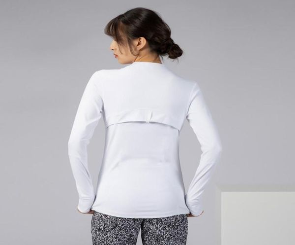 

women athletic sport shirts fit long sleeved fitness coat yoga with thumb holes gym jacket workout sweatshirts8829637