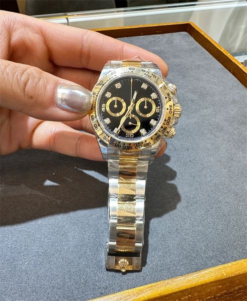 

luminous sapphire tona watch cosmograph watch designer men street outdoor cool montres metal silicone strap multi style watches distinctive, Slivery;brown