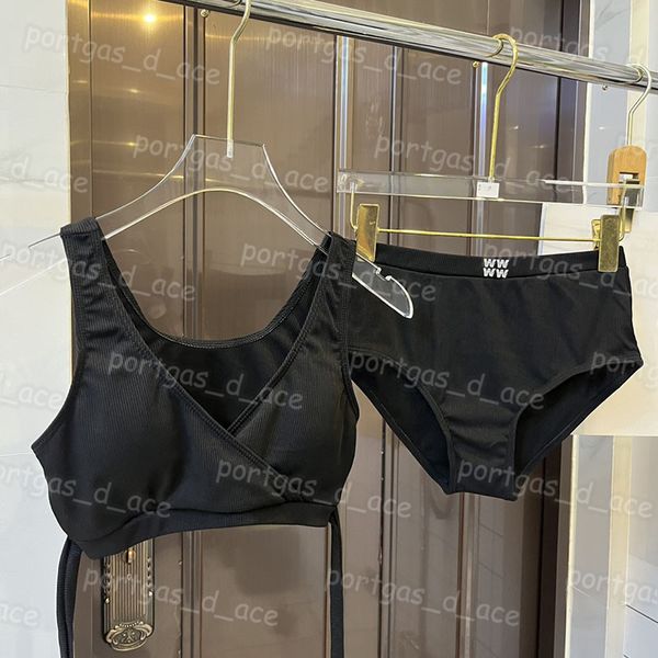 

women bikinis swimwear black split padded beach bra briefs summer charm swimsuit