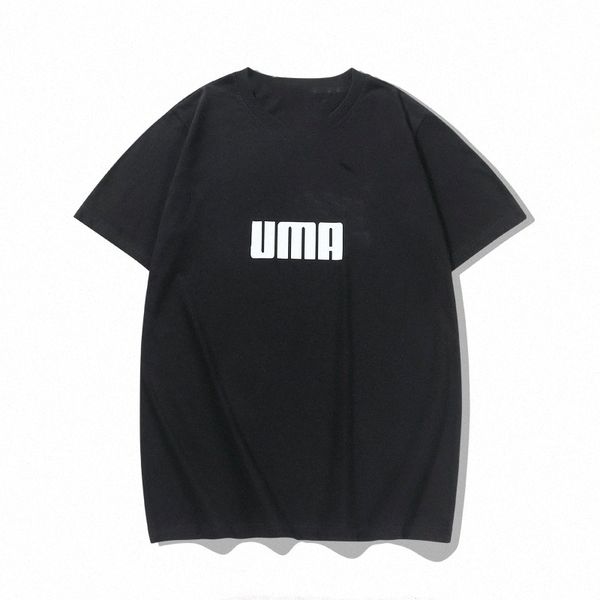 

designers mens new cotton casual tshirt loose large size sports short sleeve tees round neck womens letter printed fashion i4rr#, White;black
