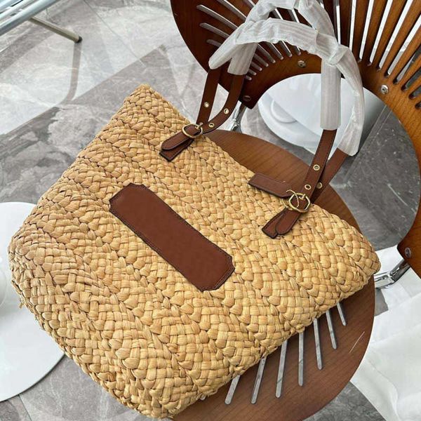 

woven straw bag handbag shopping basket bags large capacity vacation travel bucket tote bag armpit bag purse woman handbags 230515