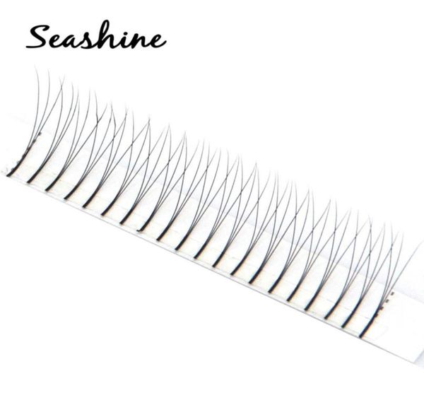 

seashine heat bonded 3d w premade fans eyelashes fans russia volume 007mm and 010mm 3d eyelashes extensions 7201263