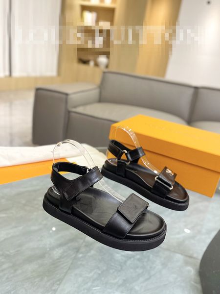 

fashion classic h women sandals slippers slide summer designer luxury leather rubber flip flops shoe outdoor beach shoes heatshoes 0516, Black