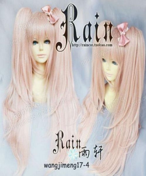 

gtgt2017 danganronpa danganronpa junko enoshima cosplay pink wig with ponytails5465475, Black;brown
