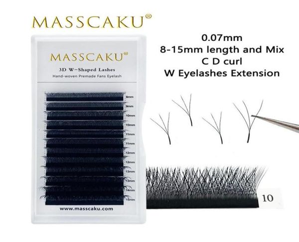 

false eyelashes w shape lashes eyelash extensions 3d 4d premade volume fan beauty makeup tool style faux mink individual2167574